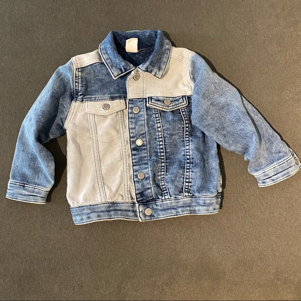 H&M stretch denim jacket size 2-3y